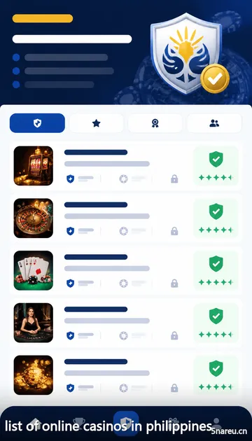 list of online casinos in philippines screenshot 2